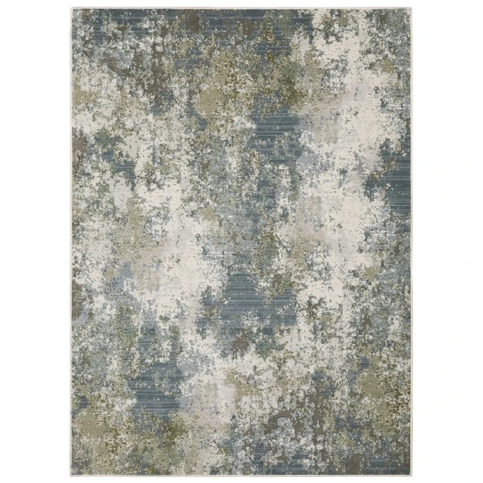 Oriental Weavers Area Rug Caravan 5090E Blue 9'10" X 12'10"
