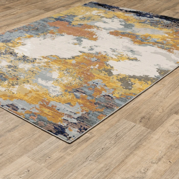 Oriental Weavers Area Rug Caravan 530V8 Yellow 7'10" X 10'10"