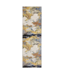 Oriental Weavers Caravan 530V8 Yellow/ Blue Area Rug 2 ft. 3 in. X 7 ft. 6 in. Runner