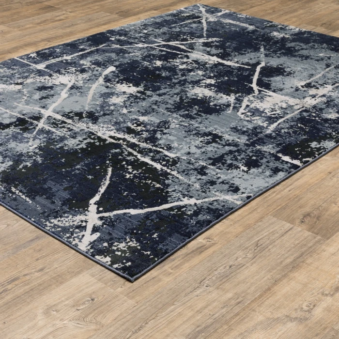 Oriental Weavers Area Rug Caravan 7150B Blue 9'10" X 12'10"