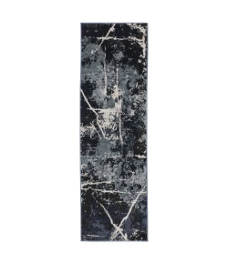 Oriental Weavers Caravan 7150B Blue/ Blue Area Rug 2 ft. 3 in. X 7 ft. 6 in. Runner