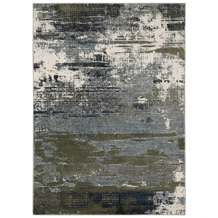 Oriental Weavers Area Rug Caravan 8020L Blue 5' 3" X  7' 6"