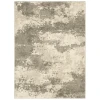 Oriental Weavers Carson 0734D Beige/ Grey Area Rug 3 ft. 10 in. X 5 ft. 5 in. Rectangle
