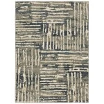 Oriental Weavers Carson 0745C Blue/ Beige Area Rug 6 ft. 7 in. X 9 ft. 2 in. Rectangle
