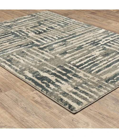 Oriental Weavers Area Rug Carson 0745C Blue 6' 7" X  9' 2"