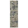 Oriental Weavers Carson 0745C Blue/ Beige Area Rug 2 ft. 3 in. X 7 ft. 6 in. Runner