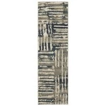 Oriental Weavers Carson 0745C Blue/ Beige Area Rug 2 ft. 3 in. X 7 ft. 6 in. Runner