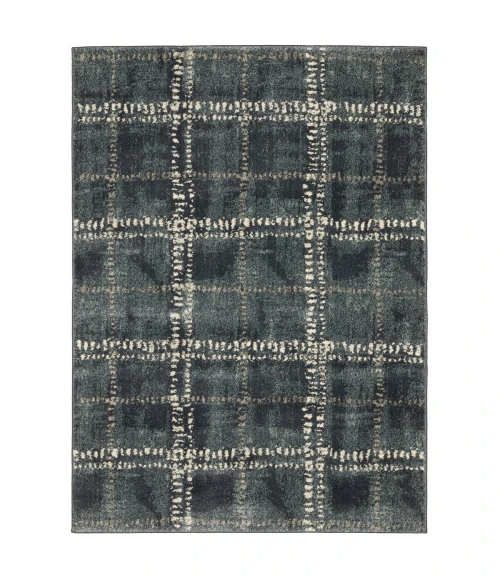 Oriental Weavers Area Rug Carson 0746J Blue 7'10" X 10'