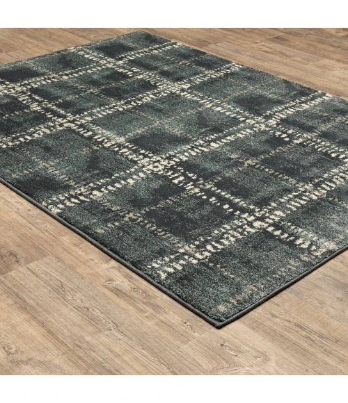 Oriental Weavers Area Rug Carson 0746J Blue 7'10" X 10'