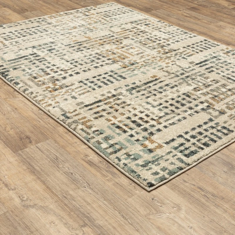 Oriental Weavers Area Rug Carson 0748F Beige 6' 7" X  9' 2"