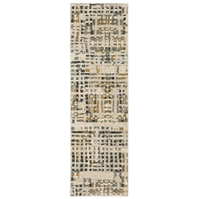 Oriental Weavers Area Rug Carson 0748F Beige 6' 7" X  9' 2"