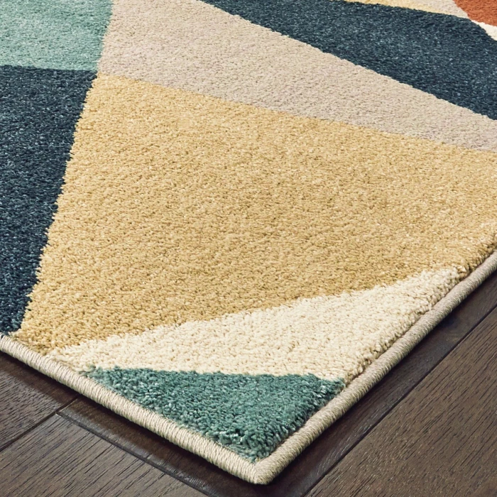 Oriental Weavers Area Rug Carson 9659B Blue 6' 7" X  9' 2"
