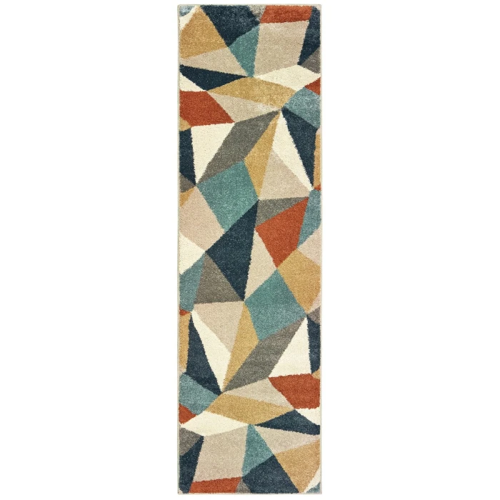 Oriental Weavers Area Rug Carson 9659B Blue 6' 7" X  9' 2"