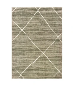 Oriental Weavers Carson 9661A Grey/ Ivory Area Rug 3 ft. 10 in. X 5 ft. 5 in. Rectangle