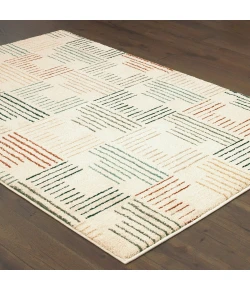 Oriental Weavers Carson 9663A Ivory/ Multi Area Rug 9 ft. 10 in. X 12 ft. 10 in. Rectangle