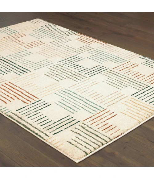 Oriental Weavers Area Rug Carson 9663A Ivory 2' 3" X  7' 6" Runner