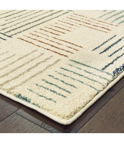 Oriental Weavers Area Rug Carson 9663A Ivory 2' 3" X  7' 6" Runner