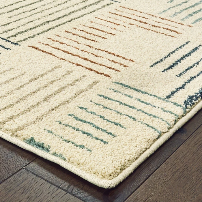 Oriental Weavers Area Rug Carson 9663A Ivory 2' X  3'