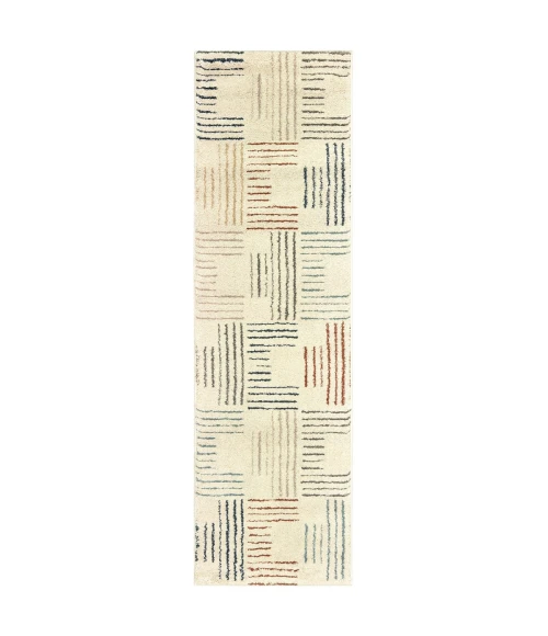Oriental Weavers Area Rug Carson 9663A Ivory 2' 3" X  7' 6" Runner