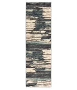 Oriental Weavers Carson 9675A Blue/ Ivory Area Rug 2 ft. 3 in. X 7 ft. 6 in. Runner