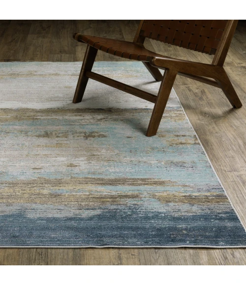 Oriental Weavers CAVETT Blue CAV09 5ft. 3in. X 7ft. 6in. Rect. Rug