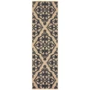 Oriental Weavers Cayman 001B9 Sand/ Charcoal Area Rug 2 ft. 3 in. X 7 ft. 6 in. Runner
