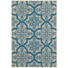 Oriental Weavers Cayman 2541M Sand/ Blue Area Rug 9 ft. 10 in. X 12 ft. 10 in. Rectangle