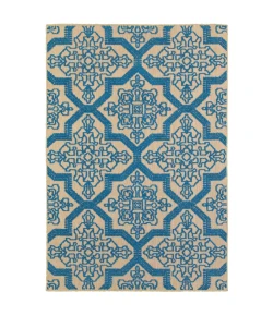 Oriental Weavers Cayman 2541M Sand/ Blue Area Rug 9 ft. 10 in. X 12 ft. 10 in. Rectangle