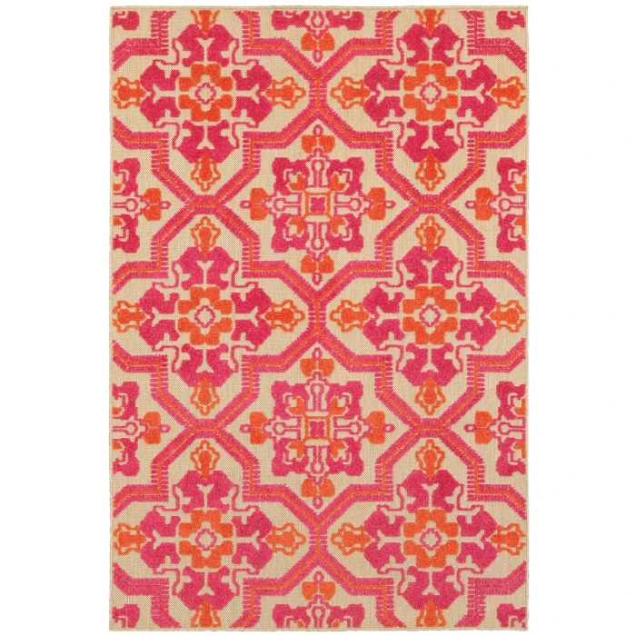 Oriental Weavers Area Rug Cayman 2541V Sand 5' 3" X  7' 6"
