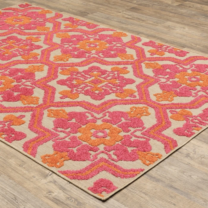 Oriental Weavers Area Rug Cayman 2541V Sand 5' 3" X  7' 6"