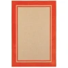 Oriental Weavers Cayman 5594Q Sand/ Orange Area Rug 6 ft. 7 in. X 9 ft. 6 in. Rectangle
