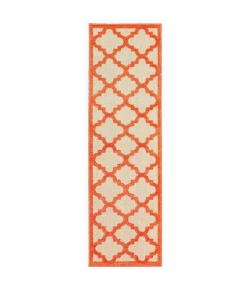 Oriental Weavers Cayman 660O9 Sand/ Orange Area Rug 9 ft. 10 in. X 12 ft. 10 in. Rectangle