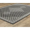 Oriental Weavers Chamberlain Ch04A Black/ Grey 2 Ft. 3 In. X 7 Ft. 6 In. Runner Rug