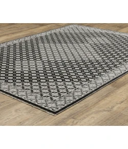 Oriental Weavers Chamberlain Ch04A Black/ Grey 5 Ft. 3 In. X 7 Ft. 6 In. Rectangle Rug