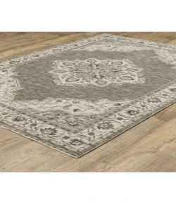 Oriental Weavers Chamberlain Ch05A Grey/ Beige 3 Ft. 3 In. X 5 Ft. Rectangle Rug