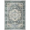 Oriental Weavers Charleston Cha01 Blue/ Ivory Area Rug 5 ft. X 7 ft. Rectangle