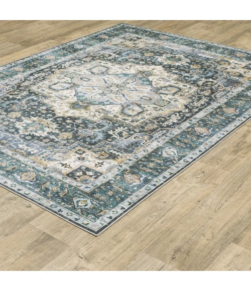 Oriental Weavers Area Rug Charleston CHA01 Blue 7' 6" X 10'
