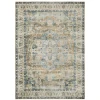 Oriental Weavers Charleston Cha02 Blue/ Gold Area Rug 5 ft. X 7 ft. Rectangle