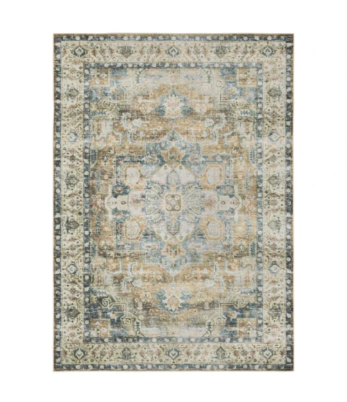 Oriental Weavers Area Rug Charleston CHA02 Blue 5' X  7'