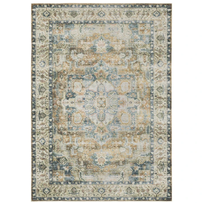 Oriental Weavers Area Rug Charleston CHA02 Blue 7' 6" X 10'