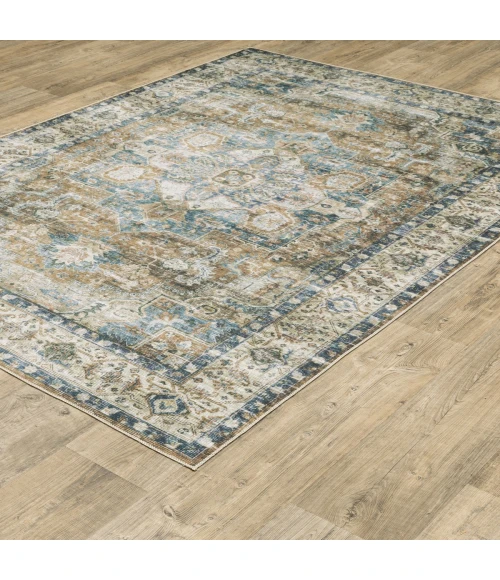 Oriental Weavers Area Rug Charleston CHA02 Blue 5' X  7'