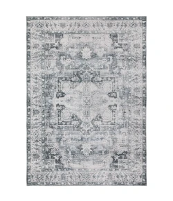 Oriental Weavers Charleston Cha03 Charcoal/ Ivory Area Rug 7 ft. 6 in. X 10 ft. Rectangle