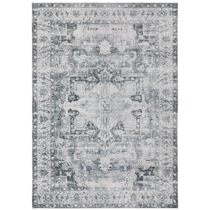 Oriental Weavers Area Rug Charleston CHA03 Charcoal 5' X  7'