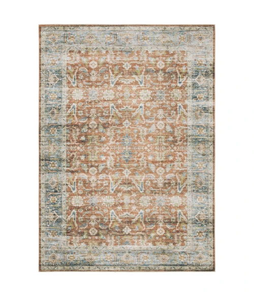 Oriental Weavers Area Rug Charleston CHA04 Rust 5' X  7'