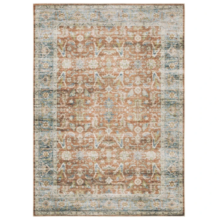Oriental Weavers Area Rug Charleston CHA04 Rust 7' 6" X 10'