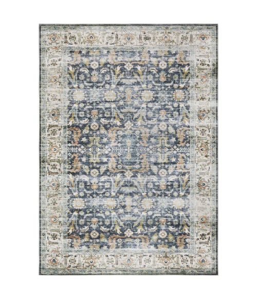 Oriental Weavers Area Rug Charleston CHA05 Blue 2' X  8' Runner