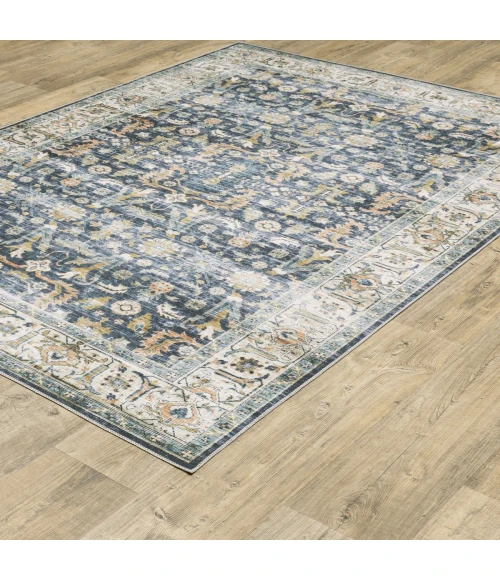 Oriental Weavers Area Rug Charleston CHA05 Blue 2' X  8' Runner