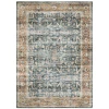 Oriental Weavers Charleston Cha06 Blue/ Rust Area Rug 5 ft. X 7 ft. Rectangle