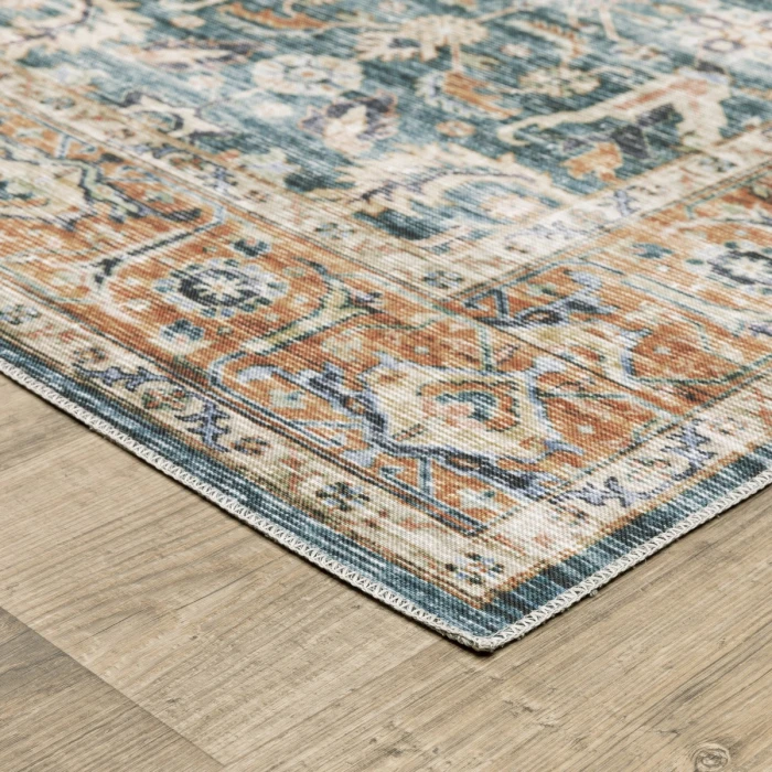 Oriental Weavers Area Rug Charleston CHA06 Blue 5' X  7'