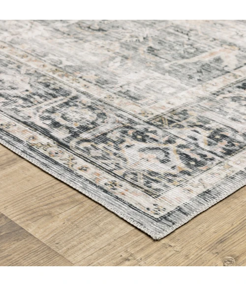 Oriental Weavers Area Rug Charleston CHA07 Charcoal 5' X  7'